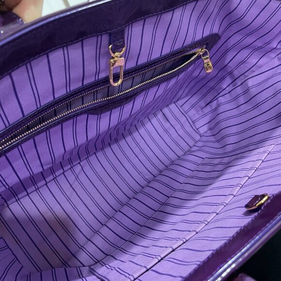 Louis Vuitton Takashi Murakami Purple Cosmic Tote Bag (140256) - Picture 9 of 13